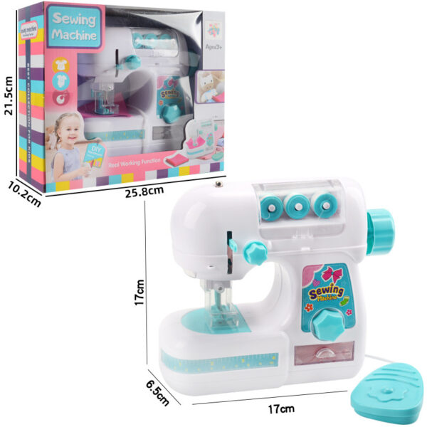 iKid Girl Electric Sewing Machine Small Home Appliance Toy - Image 2