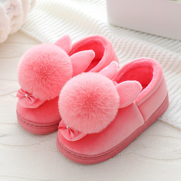 iKid Autumn And Winter Boys And Girls Baby Cartoon Plush Shoes - Image 4