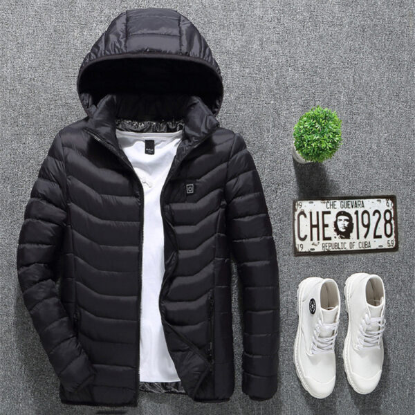 iKid New Heated Jacket Coat Usb Electric Jacket Cotton Coat Heater Thermal Clothing Heating Vest Men'S Clothes Winter - Image 10