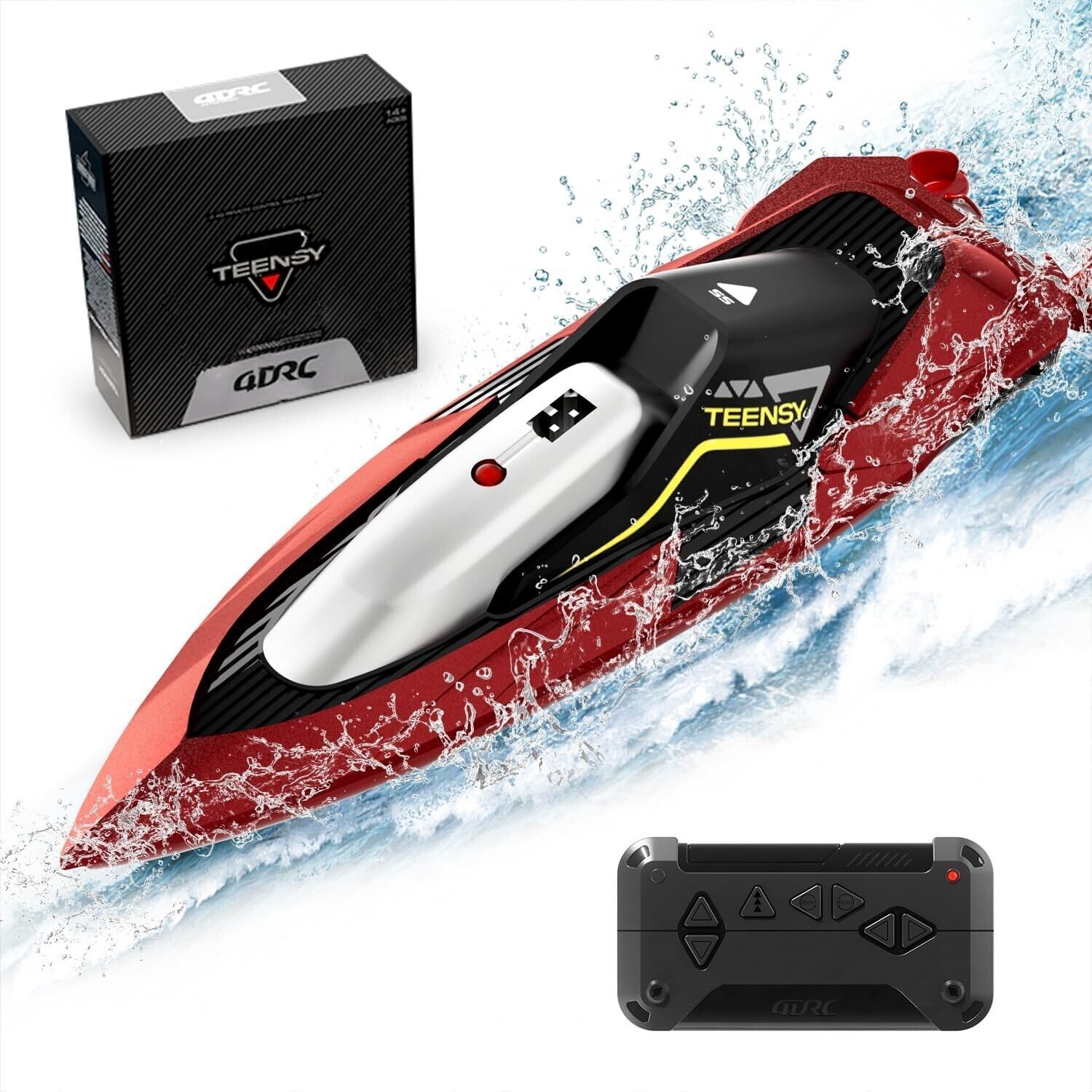 iKid 4Drc S5 Fast Rc Boat For Pools And Lakes 2.4 Ghz 20- Mph Racing Boats For Kids