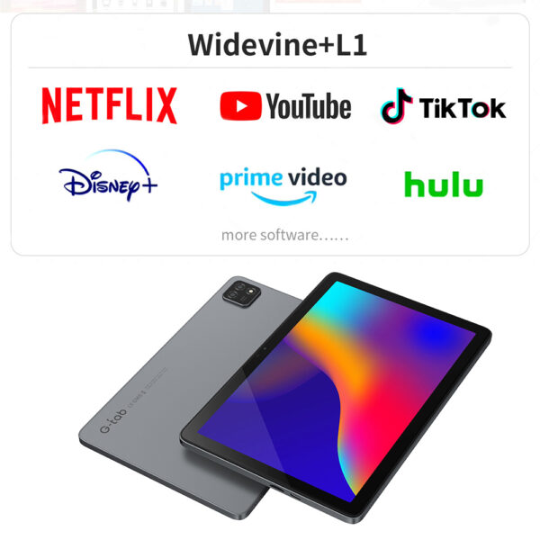 iKid G-Tab T9 Rockchip Rk3562 Quad Core 3Gb 3Gb Ram 64Gb Rom 10.1 Inch Android 14 Tablet Pc Grey - Image 10