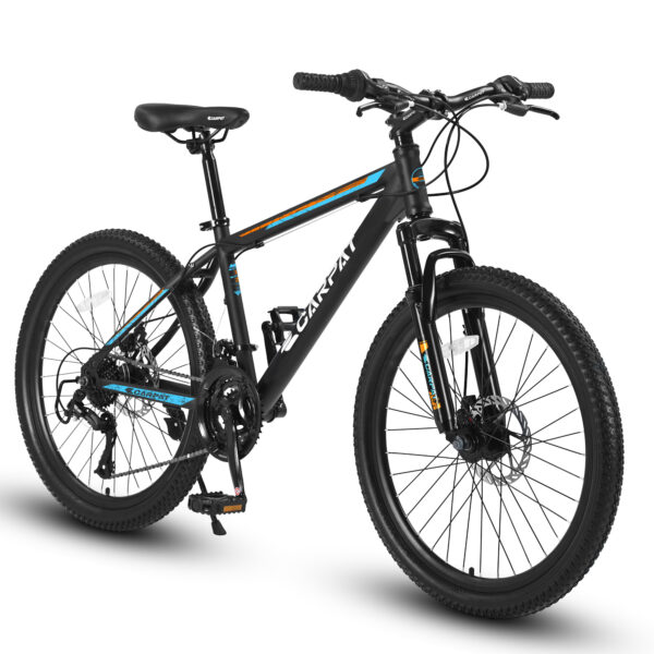 iKid S26102 26 Inch Mountain Bike Shimano 21 Speeds With Mechanical Disc Brakes High-Carbon Steel Frame Suspension Bikes Mountain Bicycle For Teenagers - Image 8