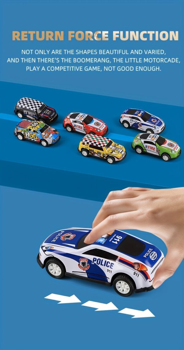 iKid A 50-Piece Alloy Toy Car Set With A Storage Box And A Foldable Play Mat As Well As A Wide Variety Of Combinations Perfect As An Educational And Entertaining Gift For Children Aged 3 And Up - Image 8
