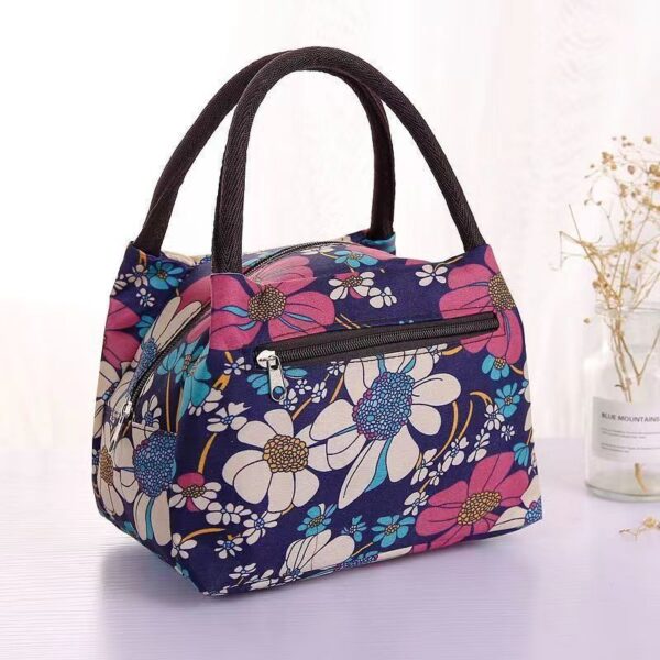 iKid Printed Portable Student Small Cloth Bag Makeup Storage Bag Hand Carrying - Image 3