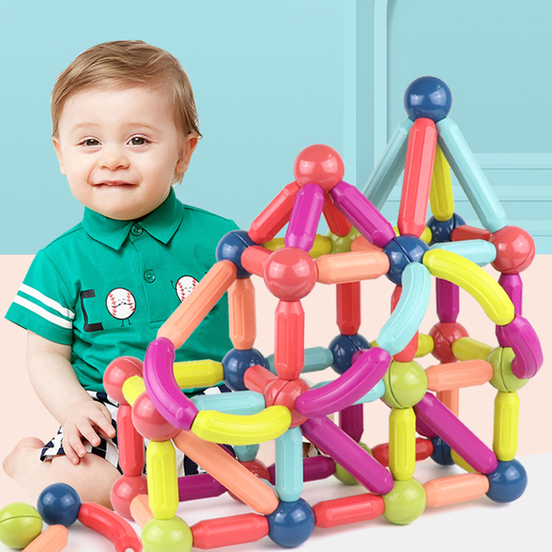 iKid Baby Toys Magnetic Stick Building Blocks Game Magnets Children Set Kids Magnets For Children Magnetic Toy Bricks