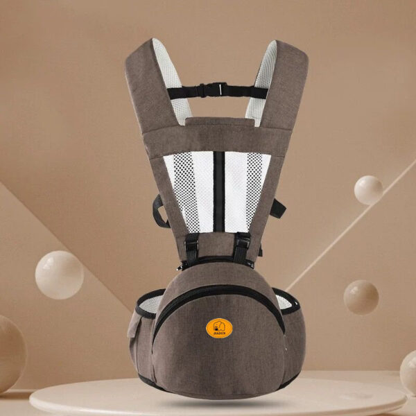 iKid Baby Hip Seat Carrier Baby Waist Stool For Child Infant Toddler With Adjustable Strap Buckle Pocket Soft Inner Huge Storage Ergonomic Baby Carrier Infant Kid Baby Hipseat Sling - Image 9