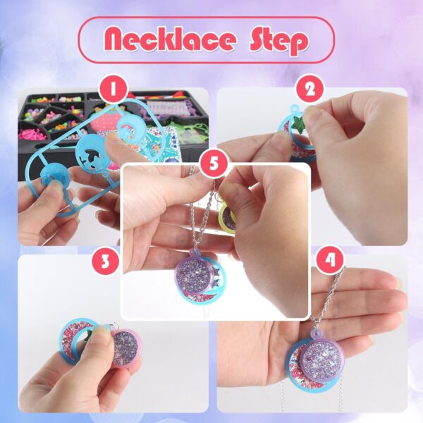 iKid Children'S Bracelet Making Kit Beaded Rope Diy Children'S Hand Knitting Beading Games Craft Rope Making Tools Children'S Game Activity Sets.Logistics Is Randomly Sent By Upsuspsfedex. - Image 7