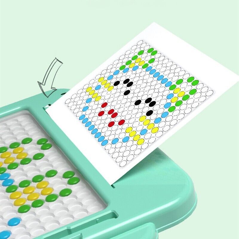 iKid Kids Magnetic Drawing Board Montessori Fine Motor Skill Learning Toy Doodle Gift
