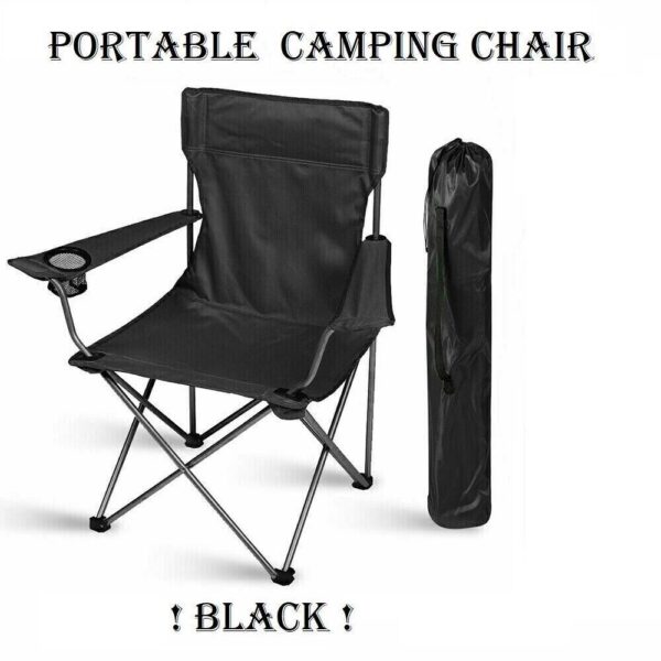 iKid Camping Chairs Portable Folding Lightweight Outdoor Garden Beach Picnic Chair - Image 3