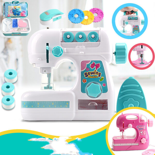 iKid Girl Electric Sewing Machine Small Home Appliance Toy - Image 3