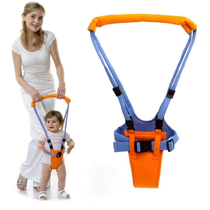 iKid Brand New Kid Baby Infant Toddler Harness Walk Learning Assistant Walker Jumper Strap Belt Safety Reins Harness