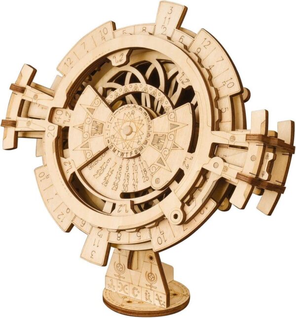 iKid Rokr Diy 3D Wooden Puzzle Perpetual Calendar Assembly Kids Toy Jigsaws - Image 3