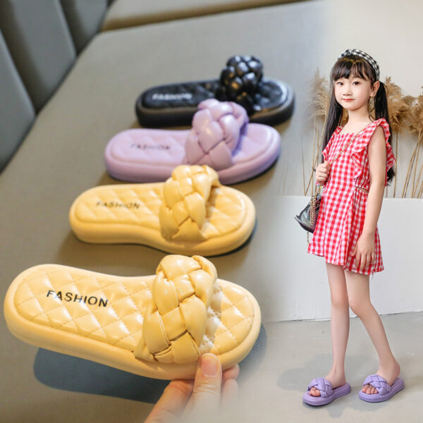 iKid Children'S Woven Fashion Casual Shoes Non-Slip Breathable - Image 4