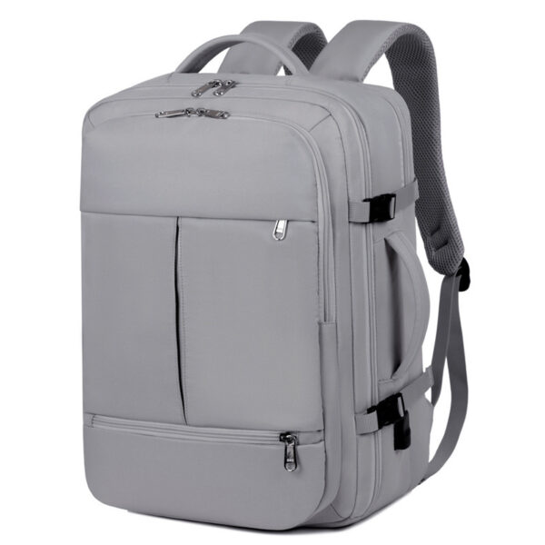 iKid Large Capacity Backpack For Women Men Multiple Pockets And Zippers Versatile Computer Bags Business Travel Backpack - Image 8