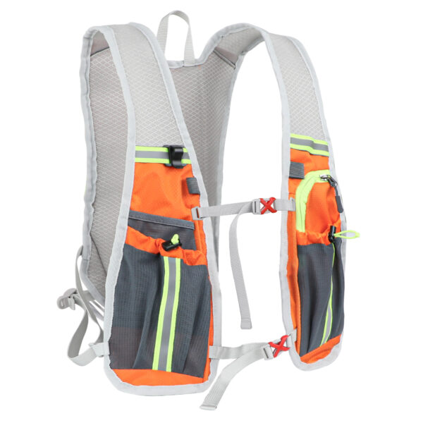 iKid Nepfaivy Running Vest Hydration Backpack - Lightweight And Reflective Running Hydration Vest With Multi-Pouches Breathable And Adjustable Running Backpacks For Outdoor Running Cycling Climbing - Image 6
