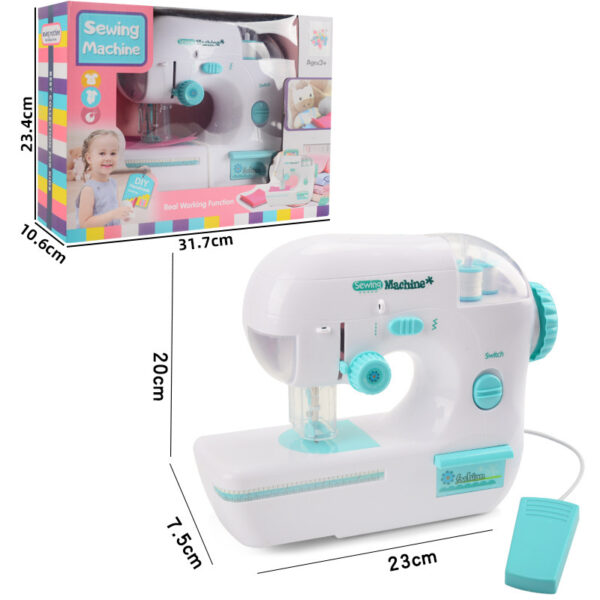 iKid Girl Electric Sewing Machine Small Home Appliance Toy - Image 7