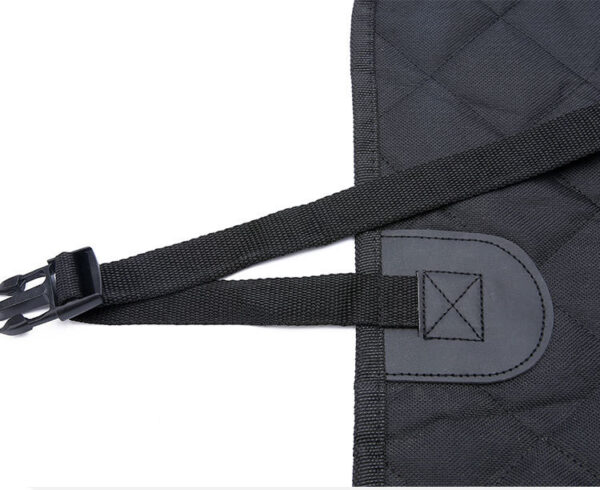 iKid Dog Car Seat Cover View Mesh Pet Carrier Hammock Safety Protector Car Rear Back Seat Mat With Zipper And Pocket For Travel - Image 3