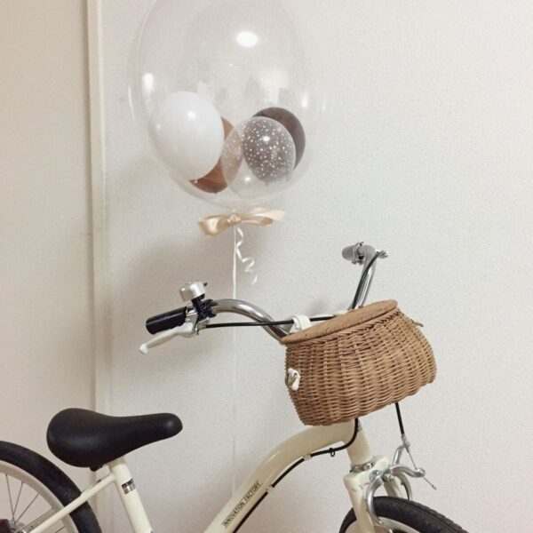 iKid Children'S Bicycle Rattan Woven Storage Basket - Image 10