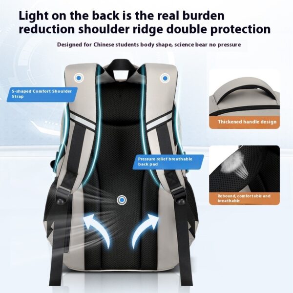 iKid Large Capacity Oxford Cloth Business Travel Backpack - Image 4