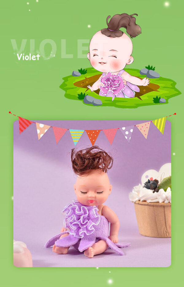 iKid 6Pcs Princess Doll Gift Box Perfect Birthday And Holiday Gift Christmas-Halloween Gift For Girls - Image 5