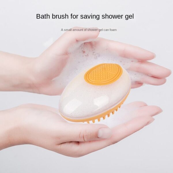iKid Dog Cat Bath Brush 2-In-1 Pet Spa Massage Comb Soft Silicone Pets Shower Hair Grooming Cmob Dog Cleaning Tool Pet Products - Image 3