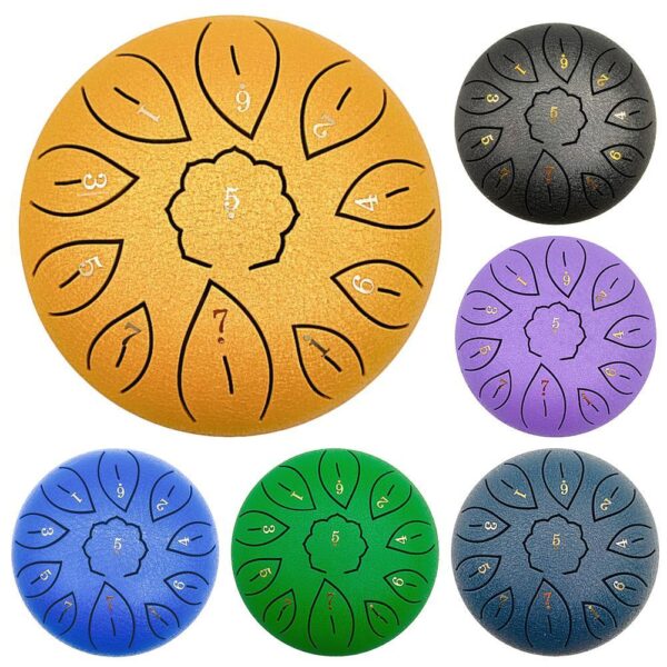 iKid 6-Inch 11-Tone Ethereal Drum C Steel Tongue Drum