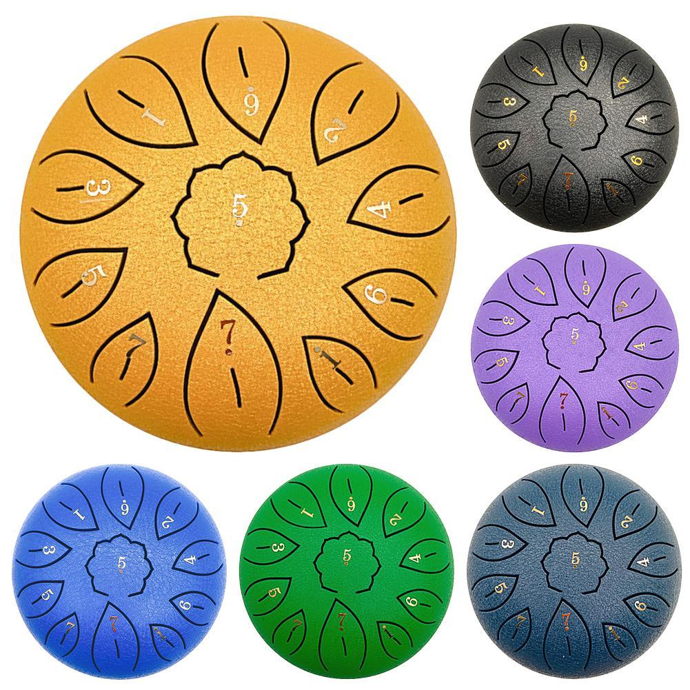 iKid 6-Inch 11-Tone Ethereal Drum C Steel Tongue Drum