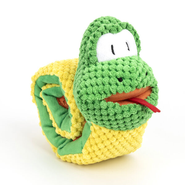 iKid Snake Snuffle Toy Squeaky Dog Toys Boredom Stress Relief Game Dog Puzzle Plush Toy Iq Training Snuffle Toys For Dogs Foraging Instinct Training Dog Chew Toy Treat Dispenser - Image 2