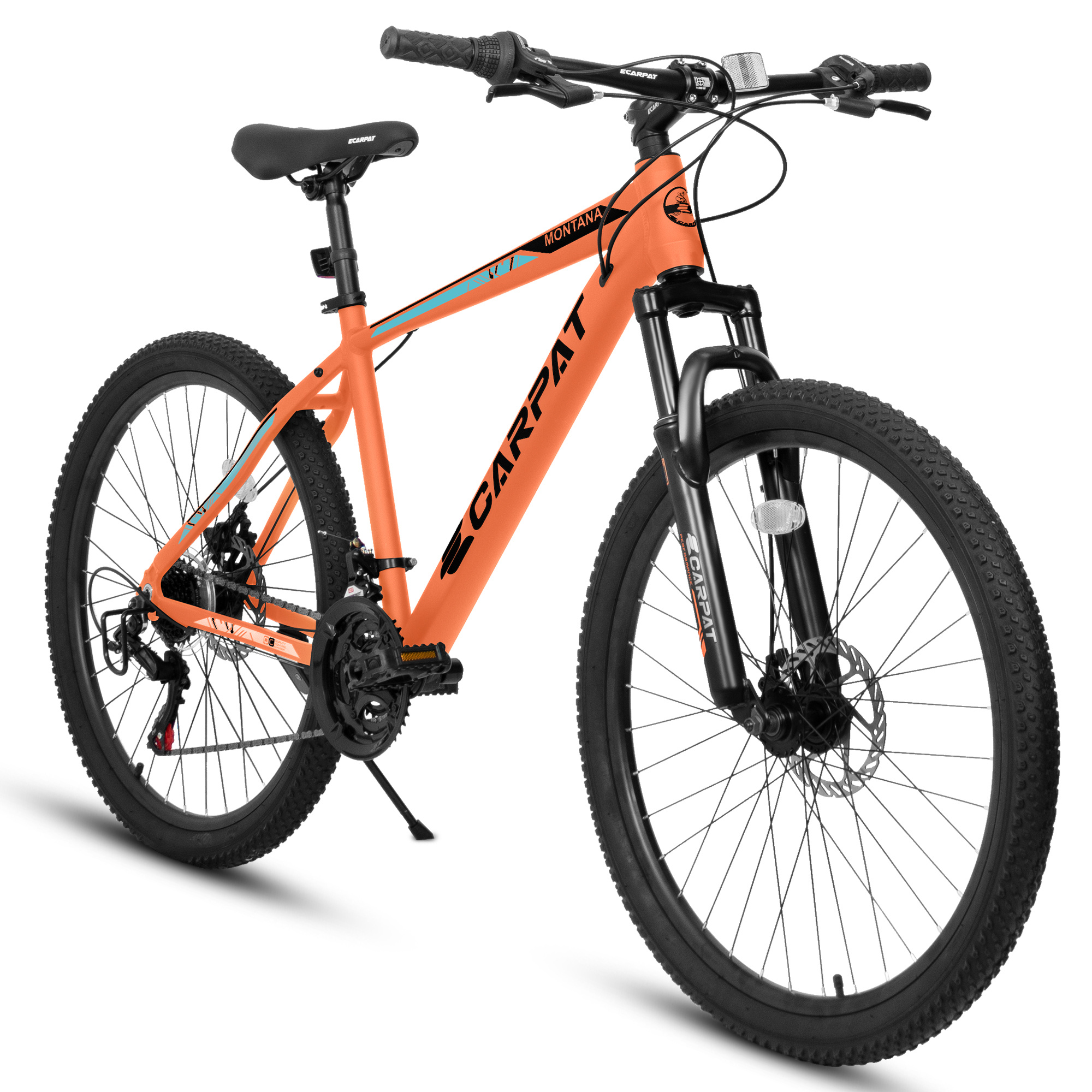 iKid A26322 26-Inch Mountain Bike Aluminum Frame Shock Absorbing Front Fork Bike 21-Speed Disc Brake Mountain Bike