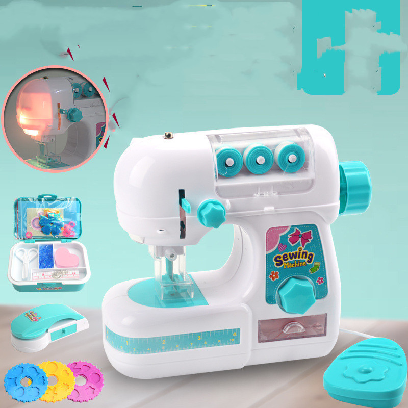 iKid Girl Electric Sewing Machine Small Home Appliance Toy