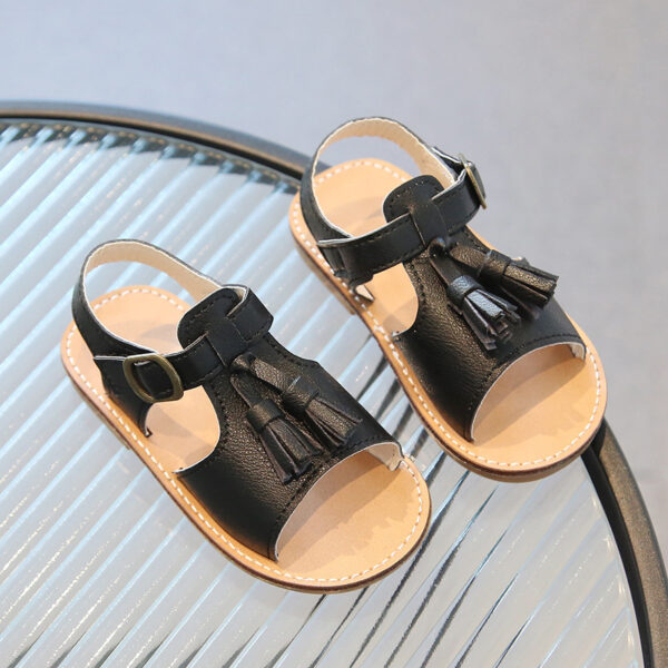 iKid Small Middle Child Fashion Soft Bottom Retro Little Girl Children'S Shoes - Image 4