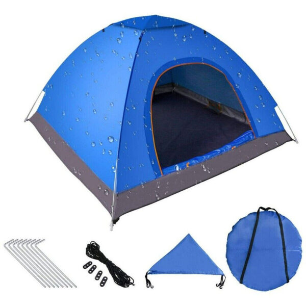 iKid 3-4 Person Automatic Up Outdoor Hiking Camping Tent Waterproof Uv Protection - Image 8