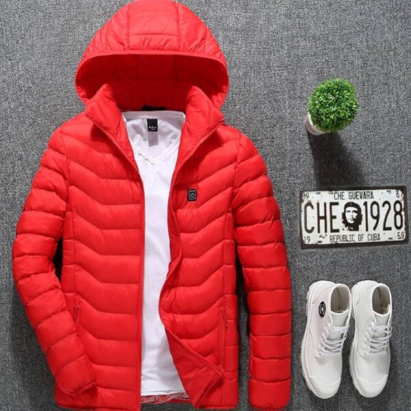 iKid New Heated Jacket Coat Usb Electric Jacket Cotton Coat Heater Thermal Clothing Heating Vest Men'S Clothes Winter - Image 7