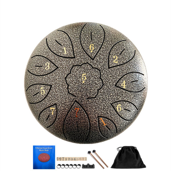 iKid 6-Inch 11-Tone Ethereal Drum C Steel Tongue Drum - Image 10