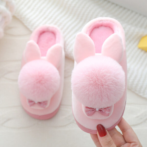 iKid Autumn And Winter Boys And Girls Baby Cartoon Plush Shoes - Image 3