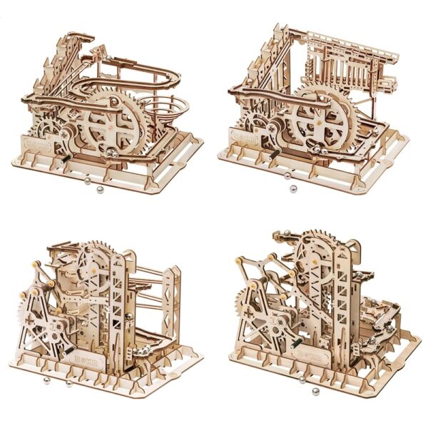 iKid 3D Diy Wooden Puzzle Roller Coaster Children'S Toys