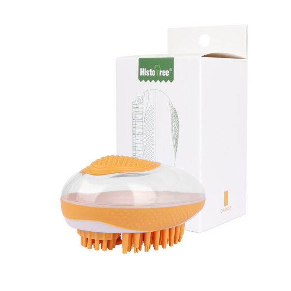 iKid Dog Cat Bath Brush 2-In-1 Pet Spa Massage Comb Soft Silicone Pets Shower Hair Grooming Cmob Dog Cleaning Tool Pet Products - Image 7