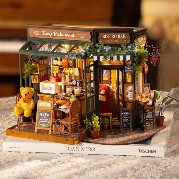 iKid Rolife Tipsy Restaurant Diy Miniature House Only Supports Tk And Independent Website Platforms - Image 7