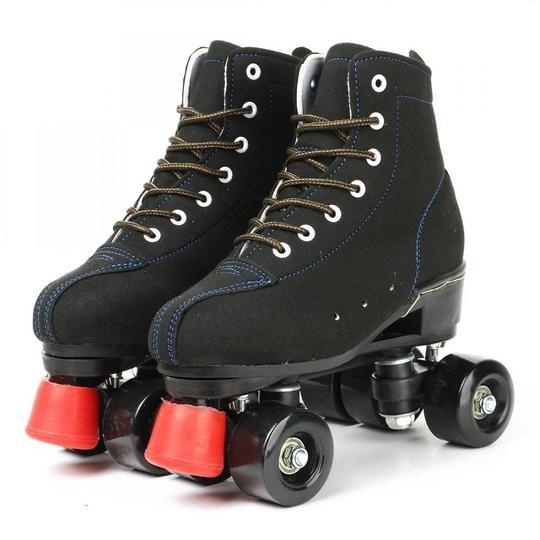 iKid Double Row Roller Brush Street Shoe Cover Roller Skates Double Row Roller Skates