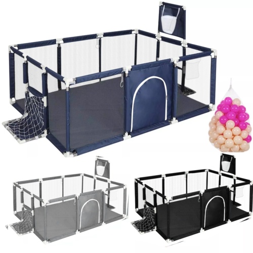 iKid Large Baby Playpen Children Toddler Kids Indoor Play Pen Balls Pool Basket