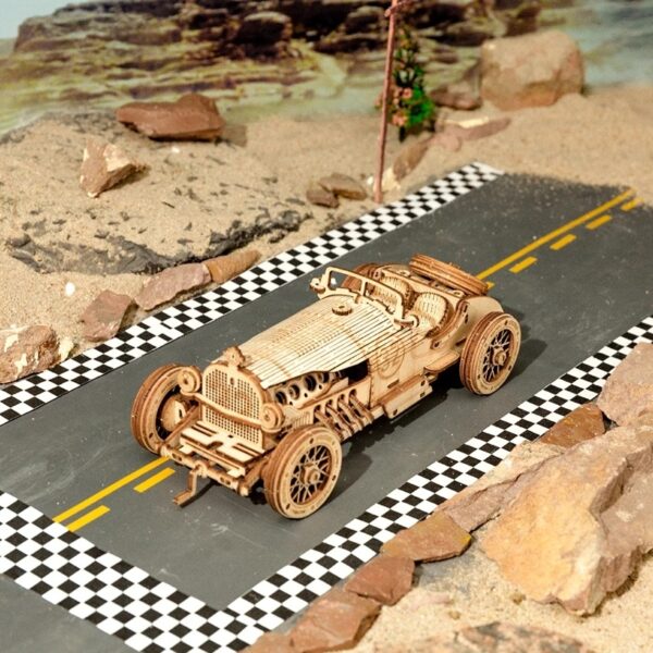 iKid Car 3D Wooden Puzzle Game Assembly Racing Children'S Toys - Image 5