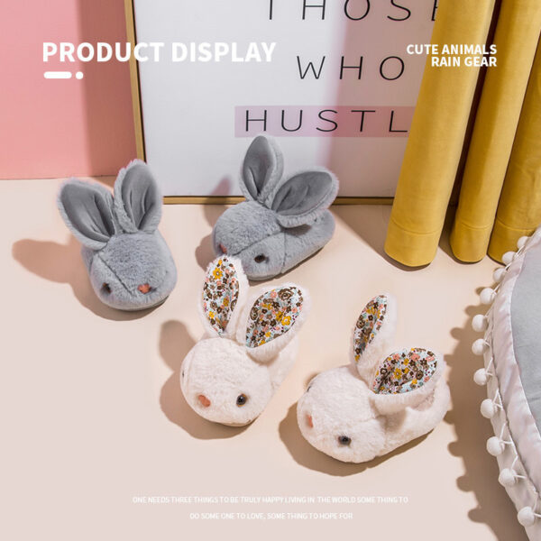 iKid Super Soft Rabbit Cotton Slippers For Boys And Girls - Image 2