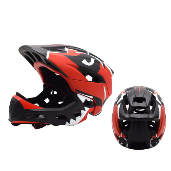 iKid Children'S Balance Bike Helmet Bicycle Riding Sports Protective Gear Sliding Scooter Full Face Helmet - Image 3