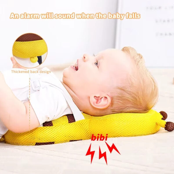 iKid Head Back Protector Baby Protect Pillow Learn Walk Headgear Prevent Injured Safety Pad Prevention Fall Cartoon Bee Kids Pillows - Image 3