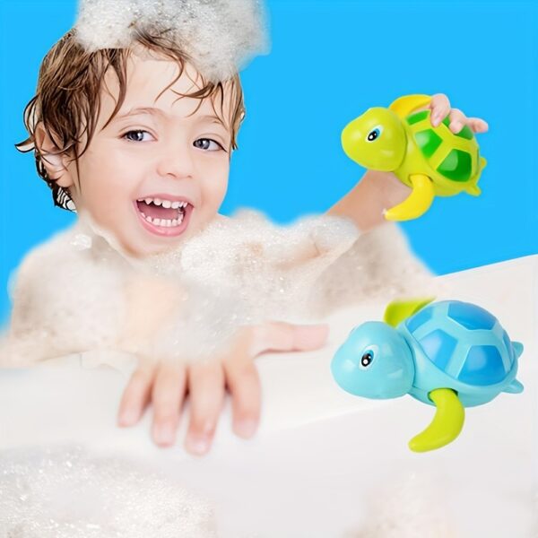 iKid Tricolor Swimming Turtle - Red Green And Blue - Image 6