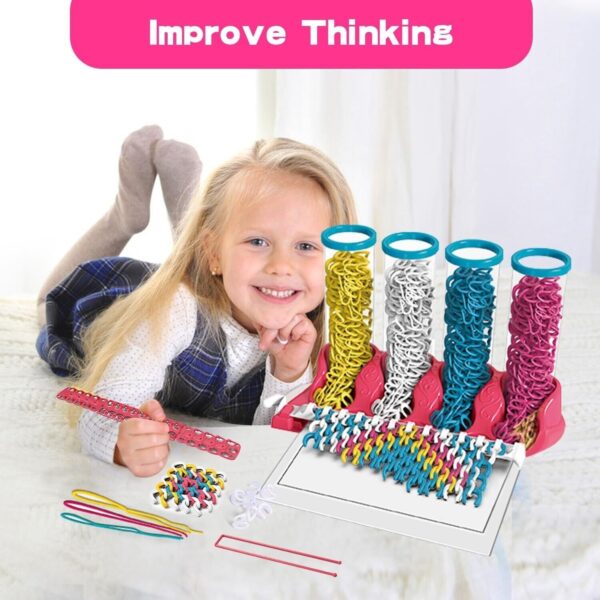 iKid Diy Toys Puzzle Creative Ribbon Woven Hand Ropes Jewelry Making For Children Toygirls Kids Toy Gifts.Logistics Is Randomly Sent By Upuspsfedex - Image 5