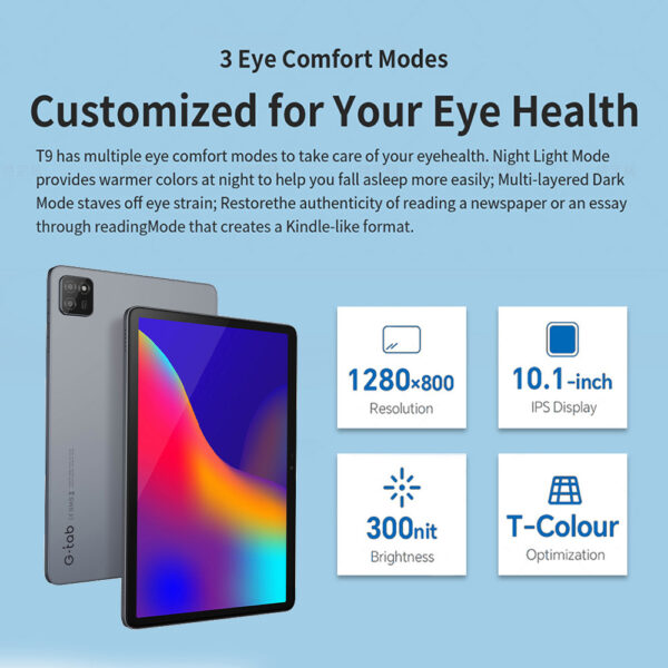 iKid G-Tab T9 Rockchip Rk3562 Quad Core 3Gb 3Gb Ram 64Gb Rom 10.1 Inch Android 14 Tablet Pc Grey - Image 6