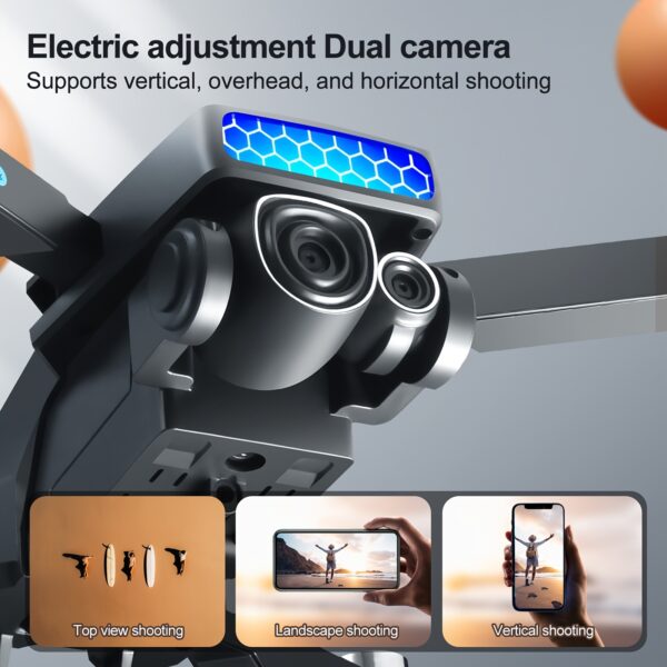 iKid S180 Max Brushless Racing Drone 4K Camera Hd Obstacle Avoidance Wifi Fpv Quadcopter Optical Flow Positioning Radio Control Toy - Image 9