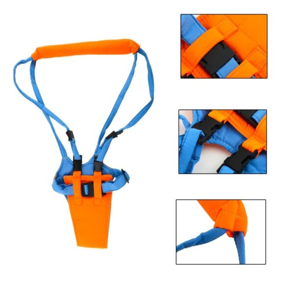 iKid Brand New Kid Baby Infant Toddler Harness Walk Learning Assistant Walker Jumper Strap Belt Safety Reins Harness - Image 5