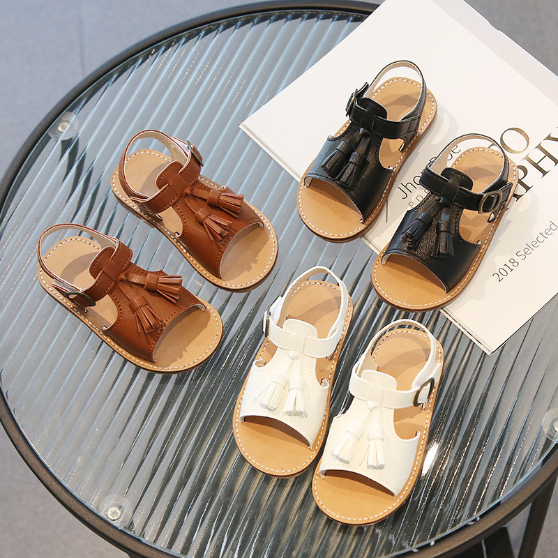 iKid Small Middle Child Fashion Soft Bottom Retro Little Girl Children’S Shoes
